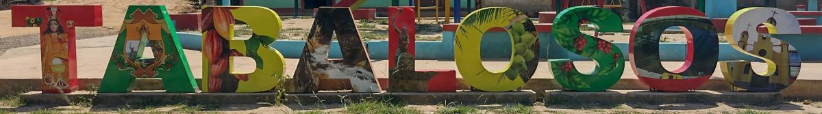 tabalosos-sign.jpg The city-name sign is in Parque Recreativo Infantil at Jiron San Martin and Jiron Mariano Ignacion Prado.