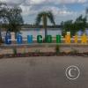 Cocordia sign at the end of Teniente de Navio Fernando Ariel Mendoza by the river (2)