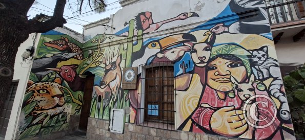 Mural on Calle Santa Fe