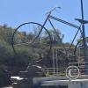 Bicycle monument in the south entrance to the city (3)
