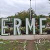 City name sign in Parque Principal