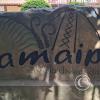 City name sign in the Plaza Principal (2)