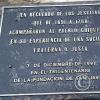 Memorial plaque in Plaza Principal