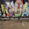 City name sign in the Plaza de Armas (2)