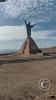 At the top of the Morro de Arica-the Christ of Peace monument