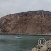 Looking at Morro de Arica from ex-Isla del Alacran