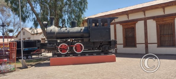 Estación de Ferrocarriles, 1854, Juan Martinez y Batallones de Atacama