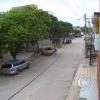 Looking down the street from my apartment