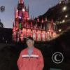 me in fron of las lajas