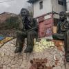 Sculptures at Oriente and Ambato