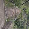 View of the old foot bridge below the main bridge across Rio Pastaza