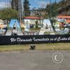 Calacali city name sign in Parque Carlota Jaramillo