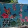 Mural at the entrance to Jardin Botanico on El Moreta
