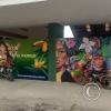 Mural on Luis Imaicela, small basketball stadium