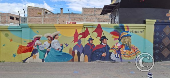 Mural at Sucre and Juan Montalvo (2)