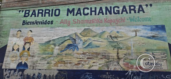 Mural on Luis de la Torre below El Colibre