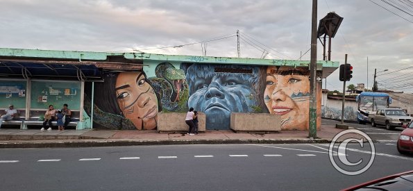 Mural at Av 20 de Julio and Simon Bolivar