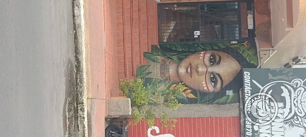 Mural on Ruta Panamericana near C Guayas