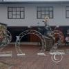 Plazuela in front of Museo Etno-Arqueologico at Ruta Panamericana and C Atahualpa