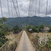 Foot and Motorcycle bridge over the Zamora River