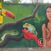 Mural at Mirador El Panecillo on Machinatza near 12 de Febrero