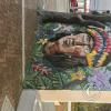 Mural, relief, in Parque Central at Av Ivan Riofrio