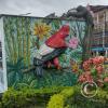 Mural, relief, in Parque Central