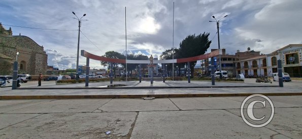 Plaza Bolognesi at Jiron Santa Cruz and Jiron Sucre