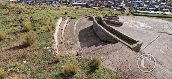 Stairs down from the Chapel at the Mirador