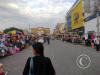 Calle Arica looking toward Av. Joe Balta in front of Mercado Modelo