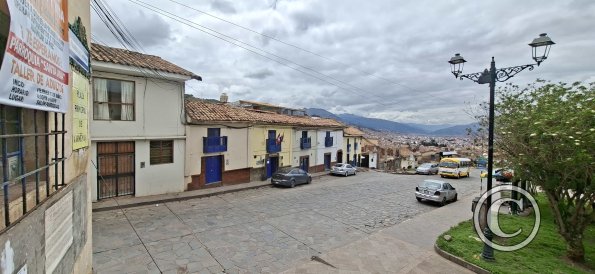 Calle De la Raza across from Iglesia Santa Ana