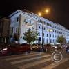 Palacio de Justicid at night