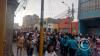 A parade near the Plaza de Armas