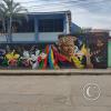 Mural on Jiron Triunfo near Jiron La Punta