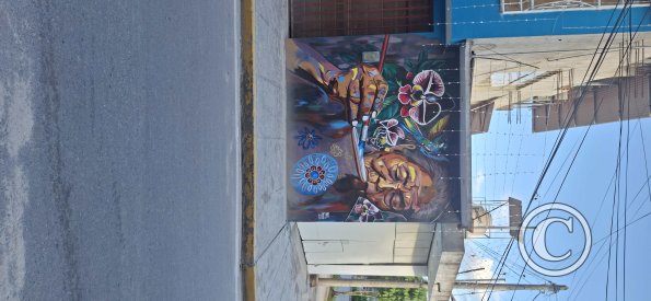 Mural at Jiron Independencia and Jiron Oscar Reyes Benavides