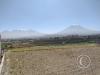 Calle Progreso - view of the Volcano Misti and the Chachani Volcano group