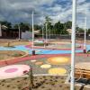 Park, new children's park, 2 blocks north of the plaza
