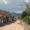 street one block north of the plaza