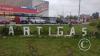 Artigas sign in front of Ta-Ta supermarket on Calle Dr. Luis Alberto de Herrera y Calle Carlos Catala